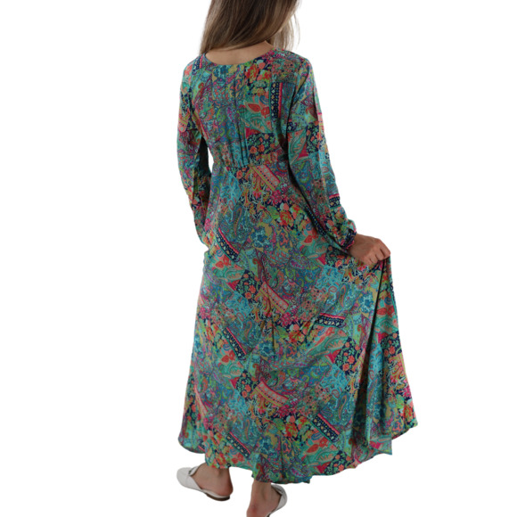 La Fiorentina Long Flowy Floral "Emilia" Maxi Dress - Picture 3 of 3